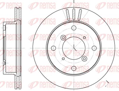 639910 REMSA Тормозной диск