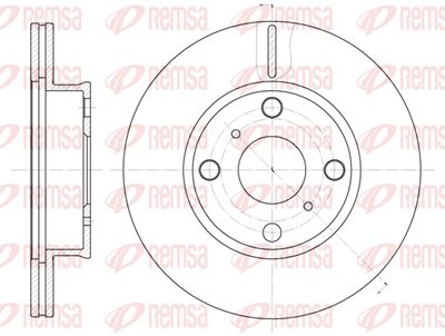 640210 REMSA Тормозной диск