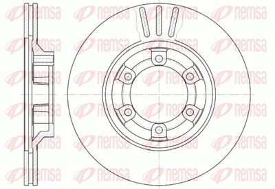 645910 REMSA Тормозной диск