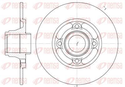 653700 REMSA Тормозной диск