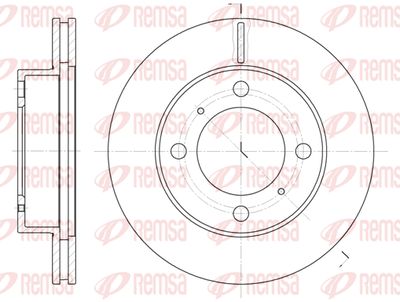 653910 REMSA Тормозной диск