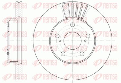 658210 REMSA Тормозной диск