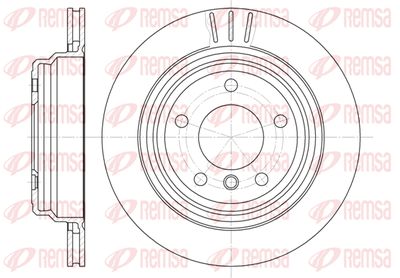 658810 REMSA Тормозной диск