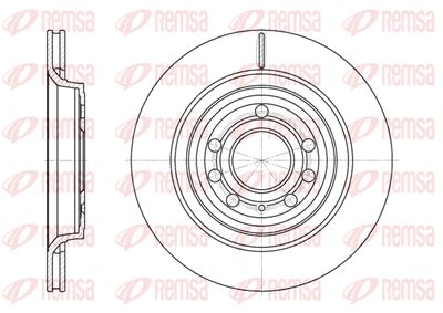 668610 REMSA Тормозной диск