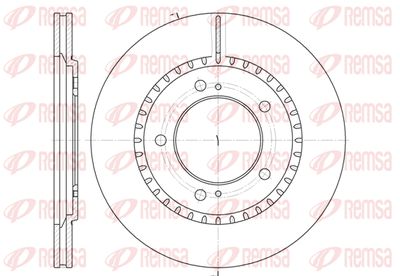 669910 REMSA Тормозной диск