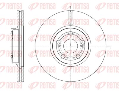 670110 REMSA Тормозной диск