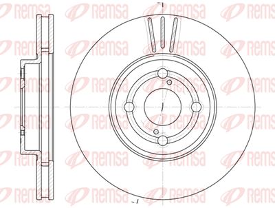670310 REMSA Тормозной диск