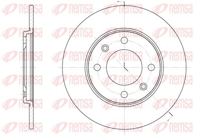 671400 REMSA Тормозной диск
