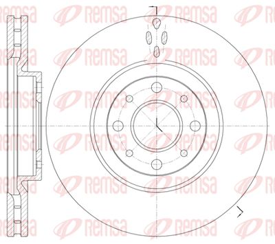 673410 REMSA Тормозной диск