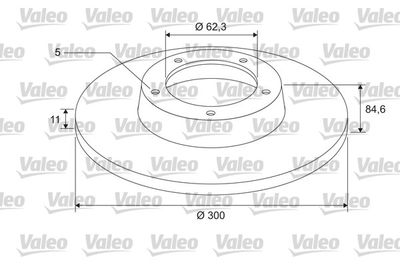 675400 VALEO Тормозной диск