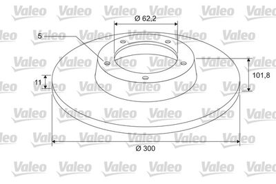 675419 VALEO Тормозной диск