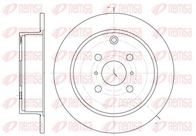 680500 REMSA Тормозной диск