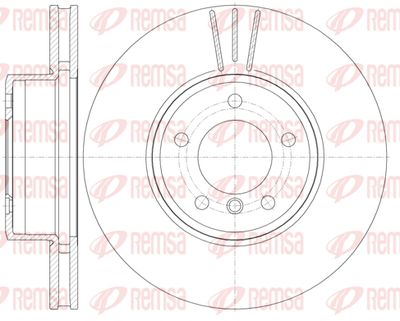 685310 REMSA Тормозной диск