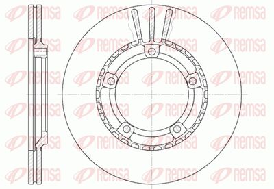 687010 REMSA Тормозной диск