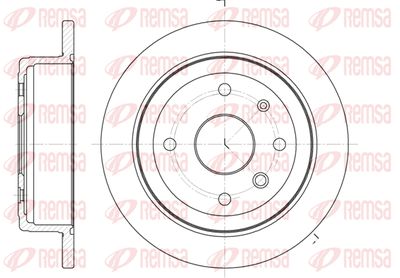 687700 REMSA Тормозной диск