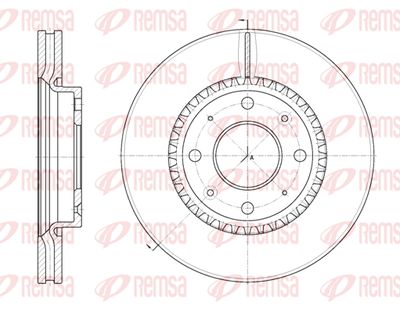 688910 REMSA Тормозной диск