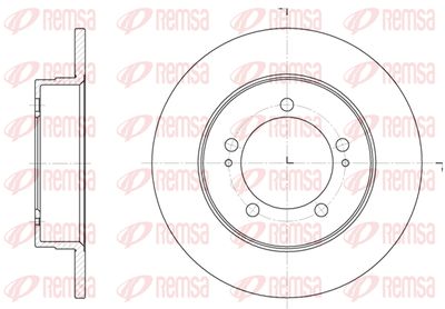 691800 REMSA Тормозной диск