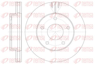 693110 REMSA Тормозной диск