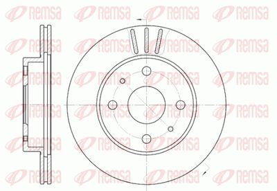 695410 REMSA Тормозной диск