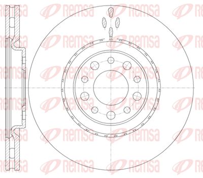 696510 REMSA Тормозной диск