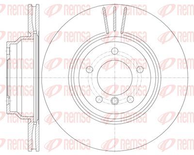 697510 REMSA Тормозной диск