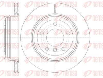 697710 REMSA Тормозной диск