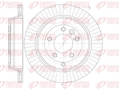699510 REMSA Тормозной диск