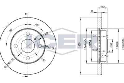 78BD20202 ICER Тормозной диск