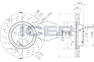 78BD30562 ICER Тормозной диск