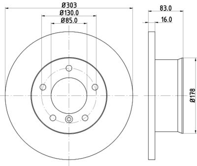 PCD20882 DON Тормозной диск