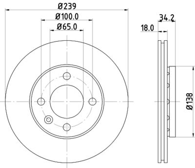 PCD10352 DON Тормозной диск