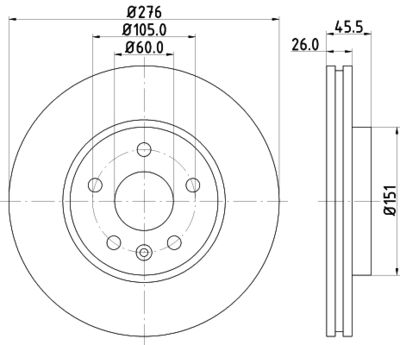 PCD10962 DON Тормозной диск