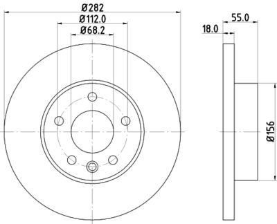 PCD21032 DON Тормозной диск