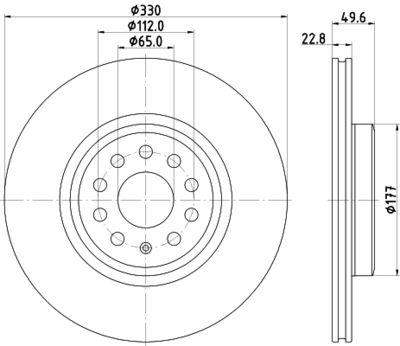 PCD21952 DON Тормозной диск