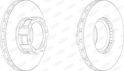 BCR162A BERAL Тормозной диск