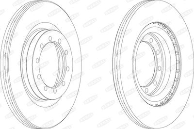 BCR183A BERAL Тормозной диск