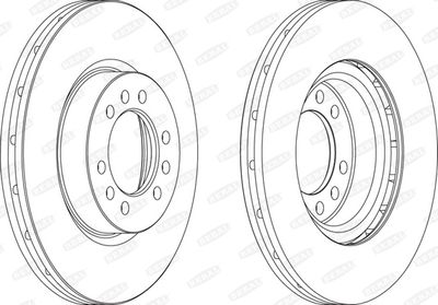 BCR235A BERAL Тормозной диск