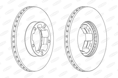 BCR261A BERAL Тормозной диск