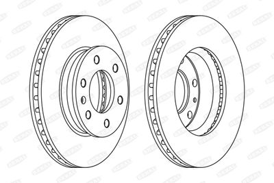BCR310A BERAL Тормозной диск