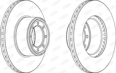 BCR320A BERAL Тормозной диск