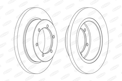 BCR327A BERAL Тормозной диск