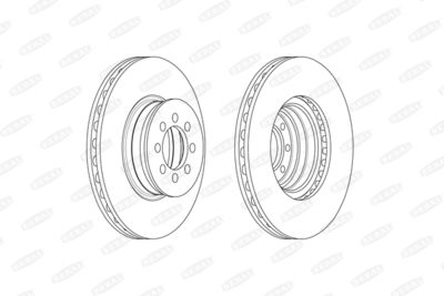 BCR335A BERAL Тормозной диск