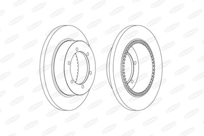 BCR369A BERAL Тормозной диск