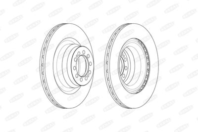 BCR371A BERAL Тормозной диск
