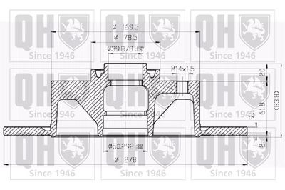 BDC1029 QUINTON HAZELL Тормозной диск