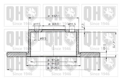 BDC3118 QUINTON HAZELL Тормозной диск