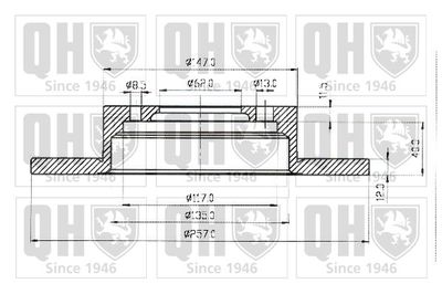 BDC3193 QUINTON HAZELL Тормозной диск