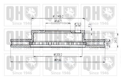 BDC3317 QUINTON HAZELL Тормозной диск