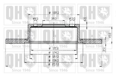 BDC3440 QUINTON HAZELL Тормозной диск