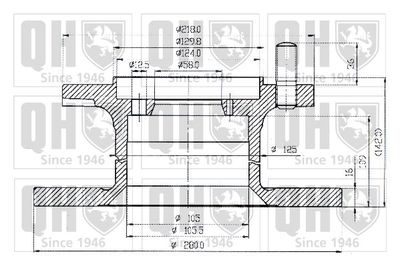 BDC3513 QUINTON HAZELL Тормозной диск